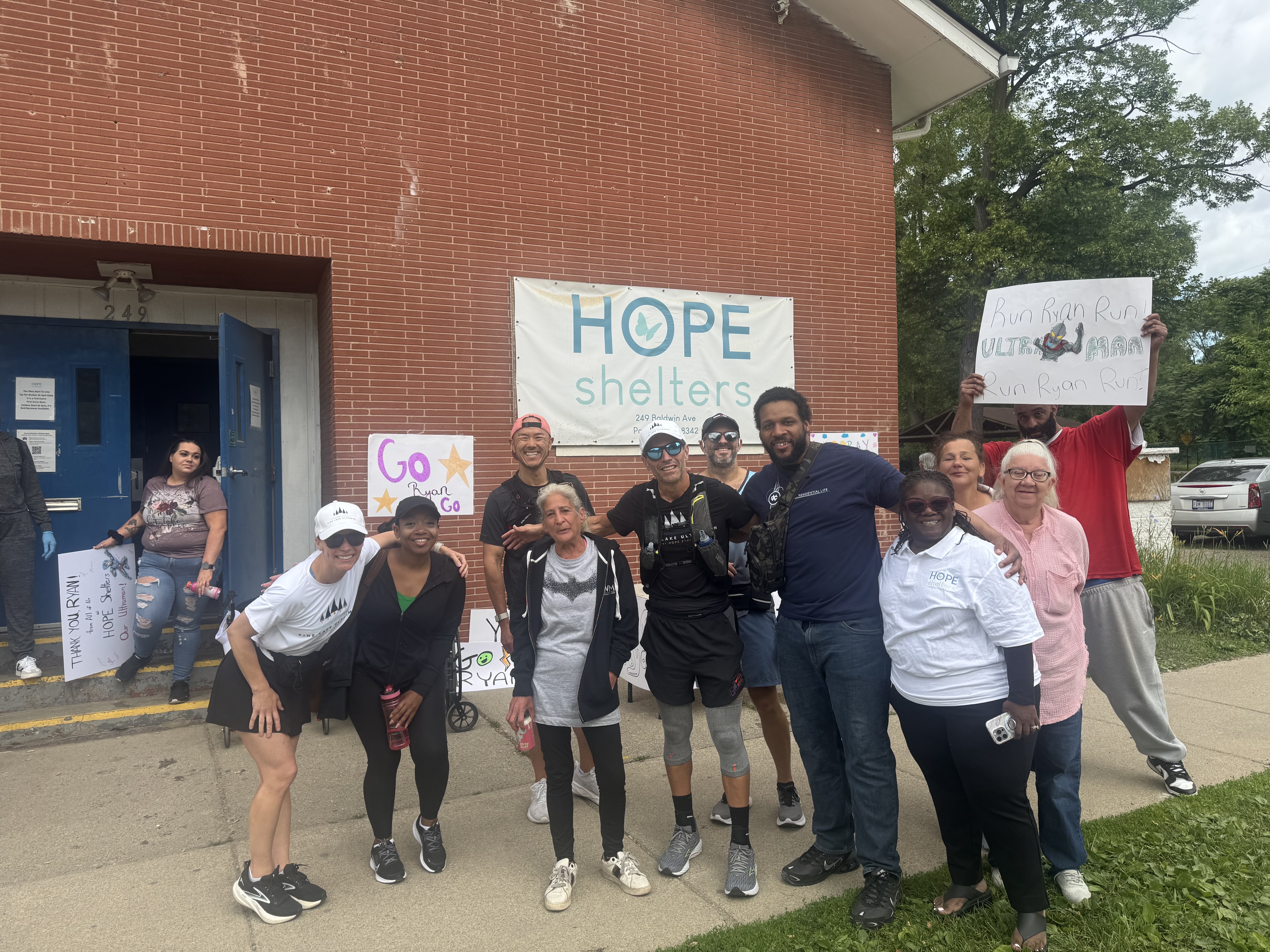 Ryan with the HOPE Shelters community